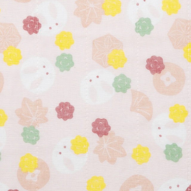うさぎと吹き寄せ